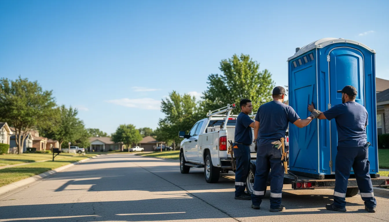 Portable Toilet Rental in Lavon, TX near me
